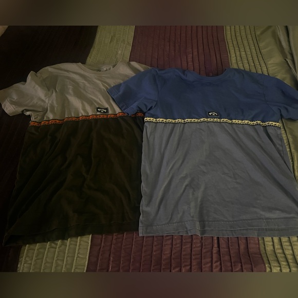 Billabong Other - Billabong Dual-Tone Tees - Gray and Blue